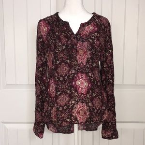 Dress Barn Long Sleeved Blouse Size Small